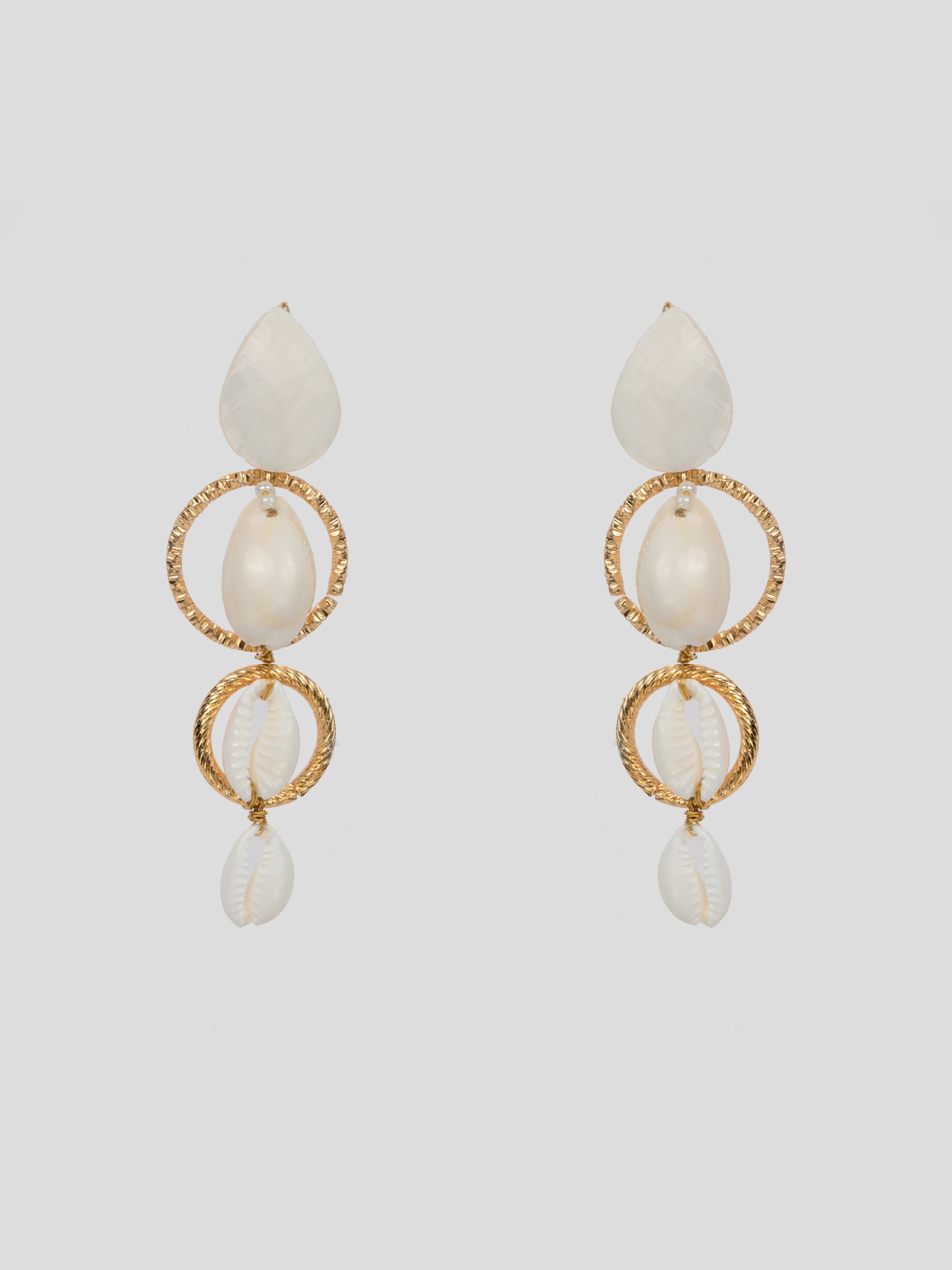 Shell Swirl Earrings