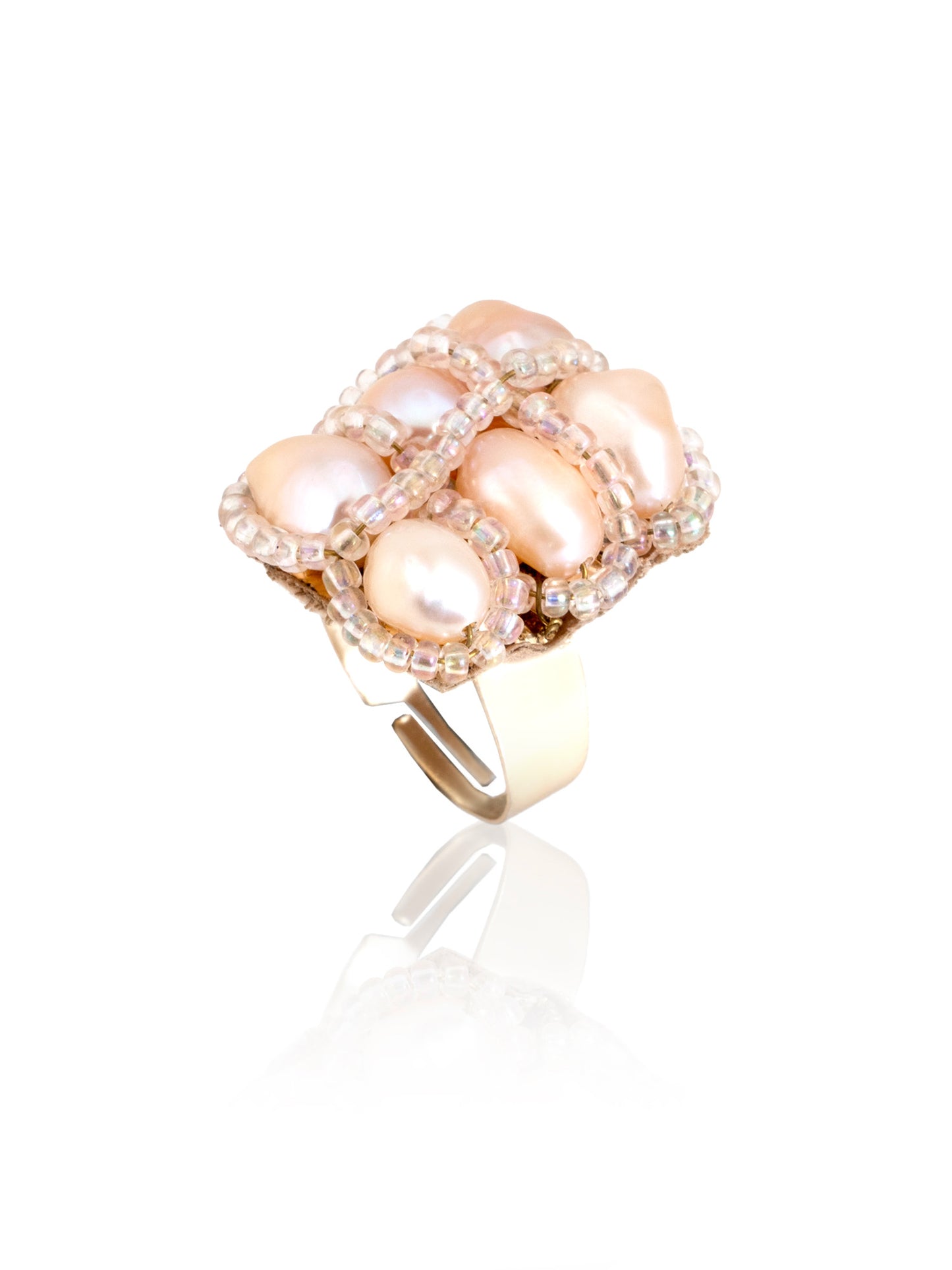 Gladiolus Bloom Finger Ring