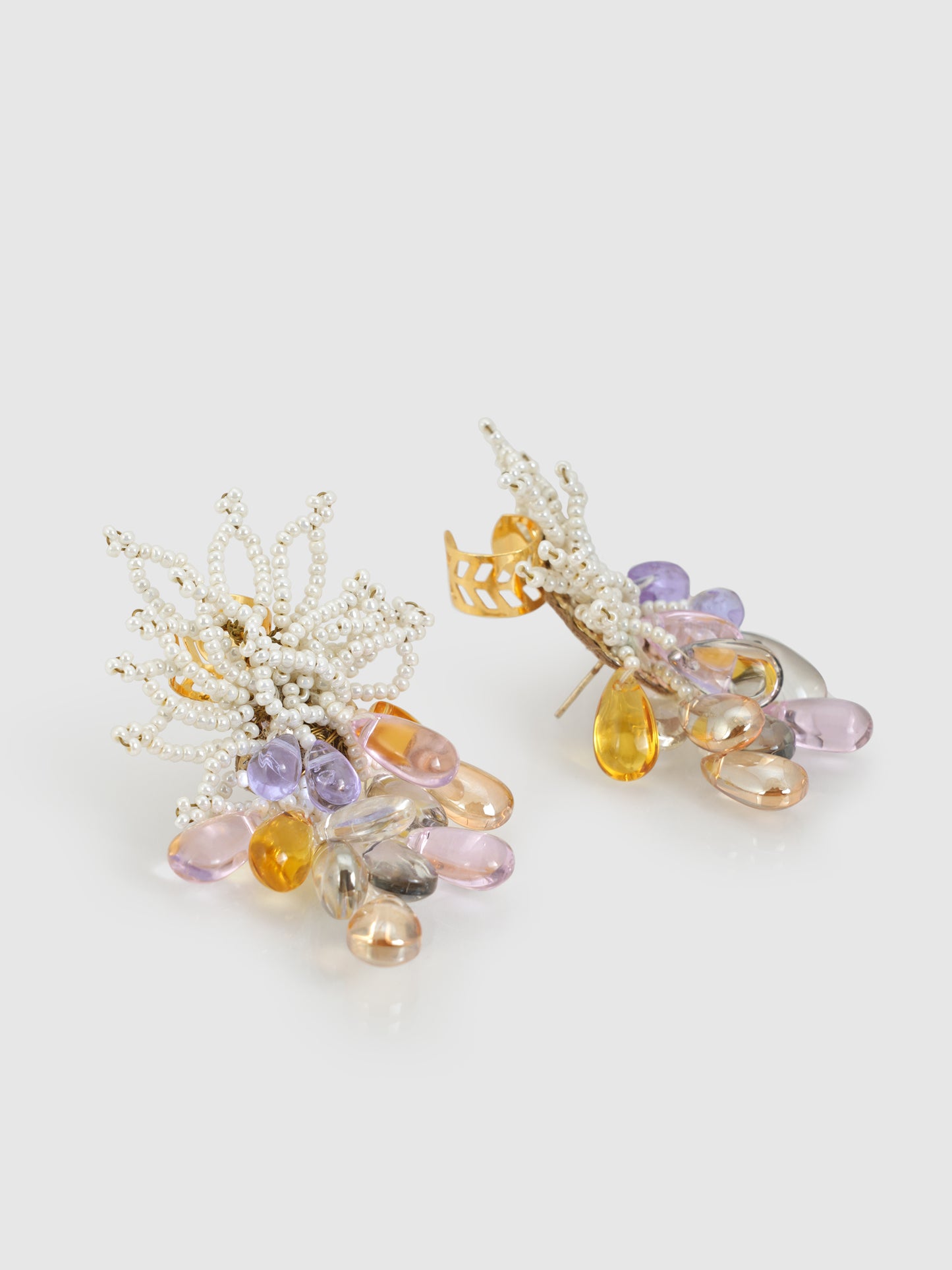 Prismatic Petal Earrings