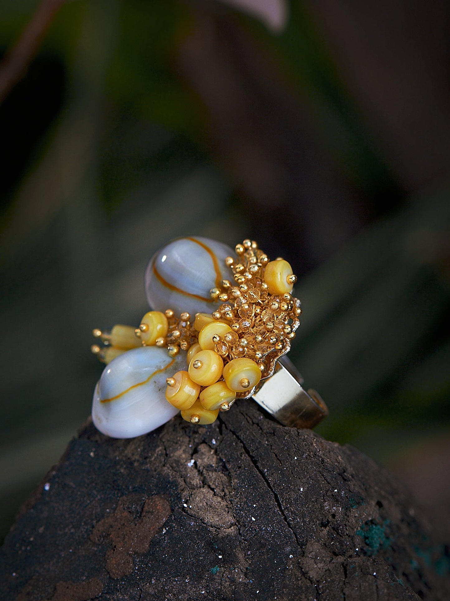 KAHILI SHELL RING - House of Doro