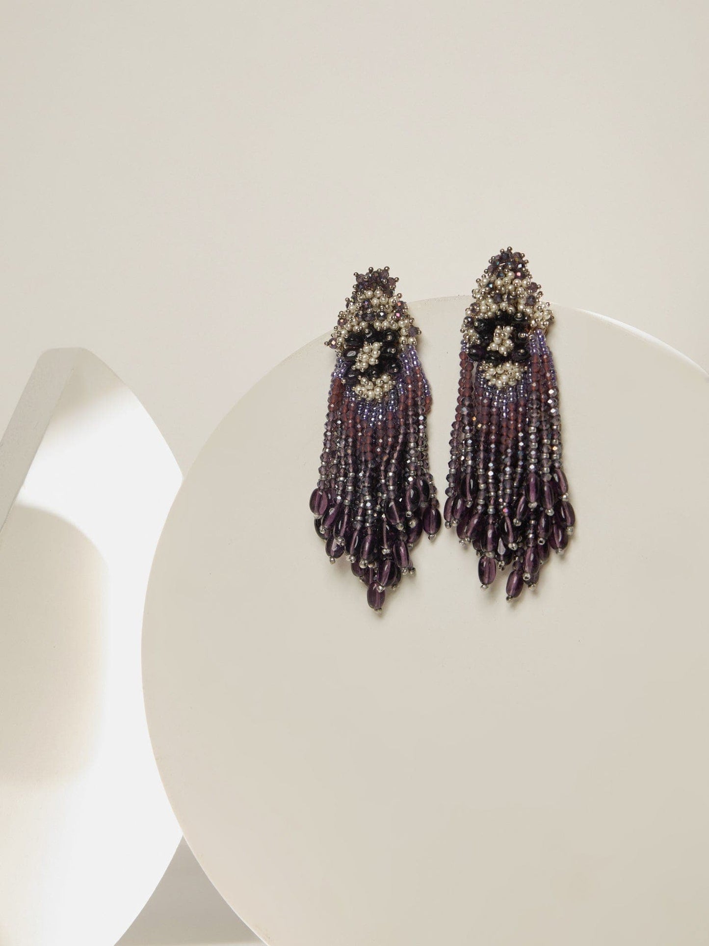 ANAKIA PURPLE DANGLINGS - House of Doro