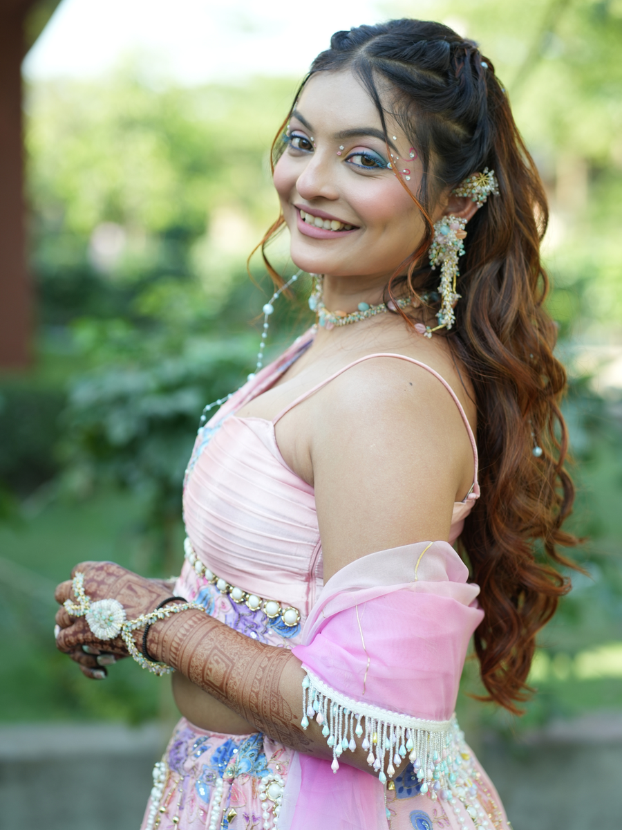 PRIYA's Customised Multicolour Ear Cuff Carnival Jewelry Set