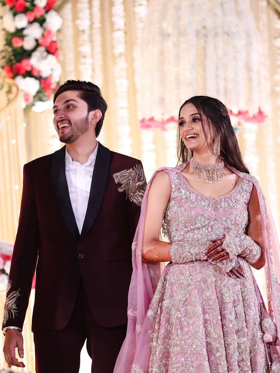 Dhruvi Customised Pink Choker Set FOR SANGEET
