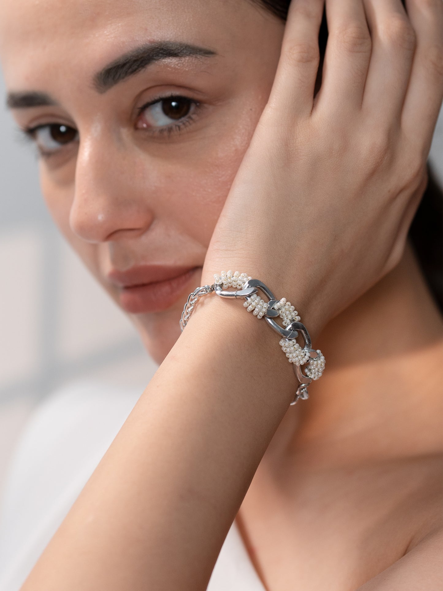 Snowflake Link Bracelet