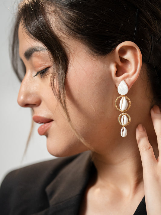 Shell Swirl Earrings