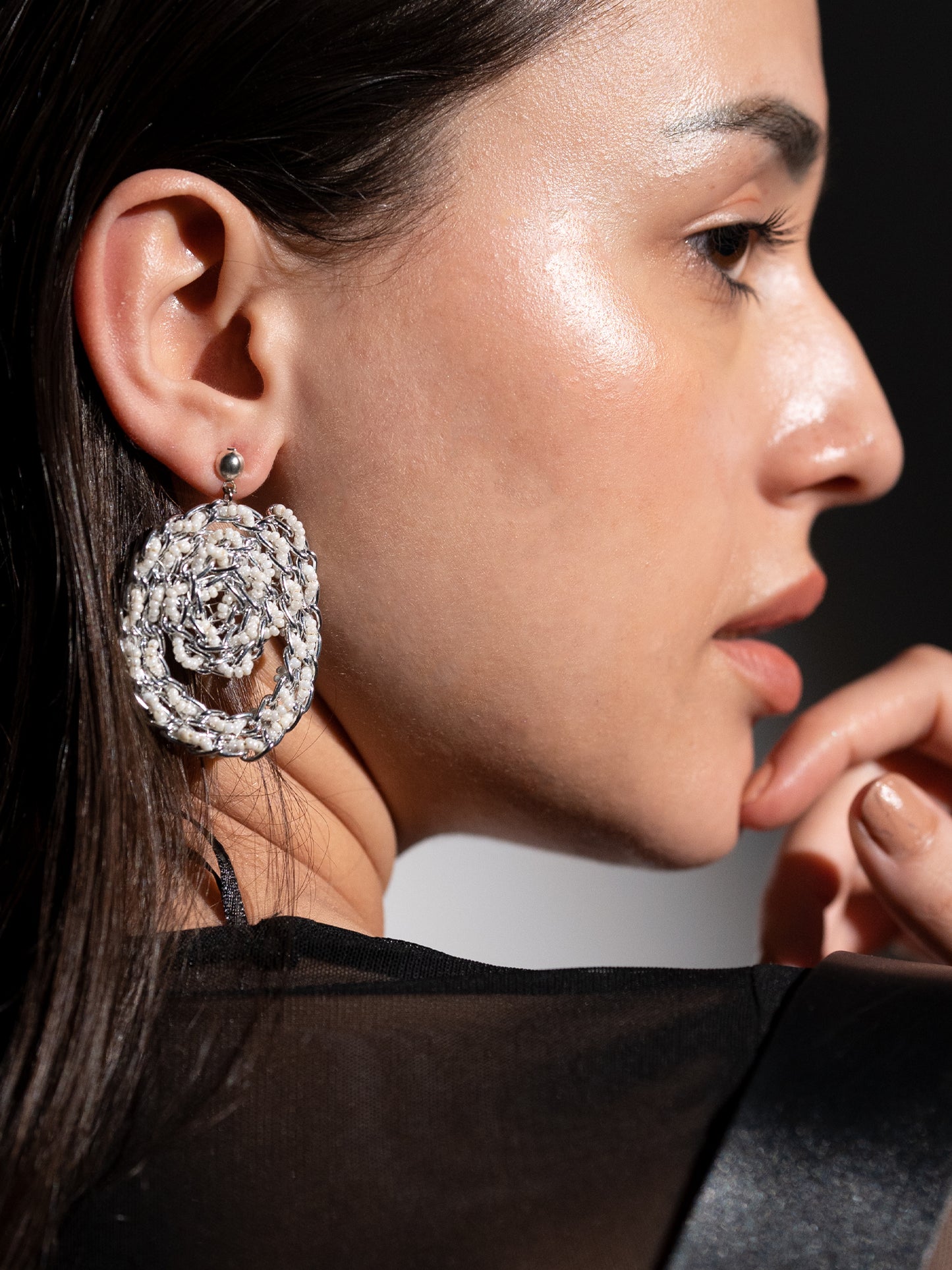 Spiral Cascade Earrings