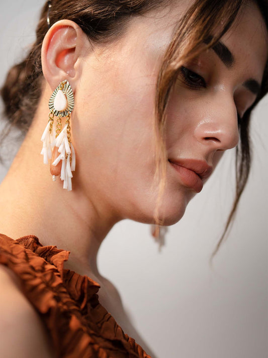 Lustrous Whisper Earrings