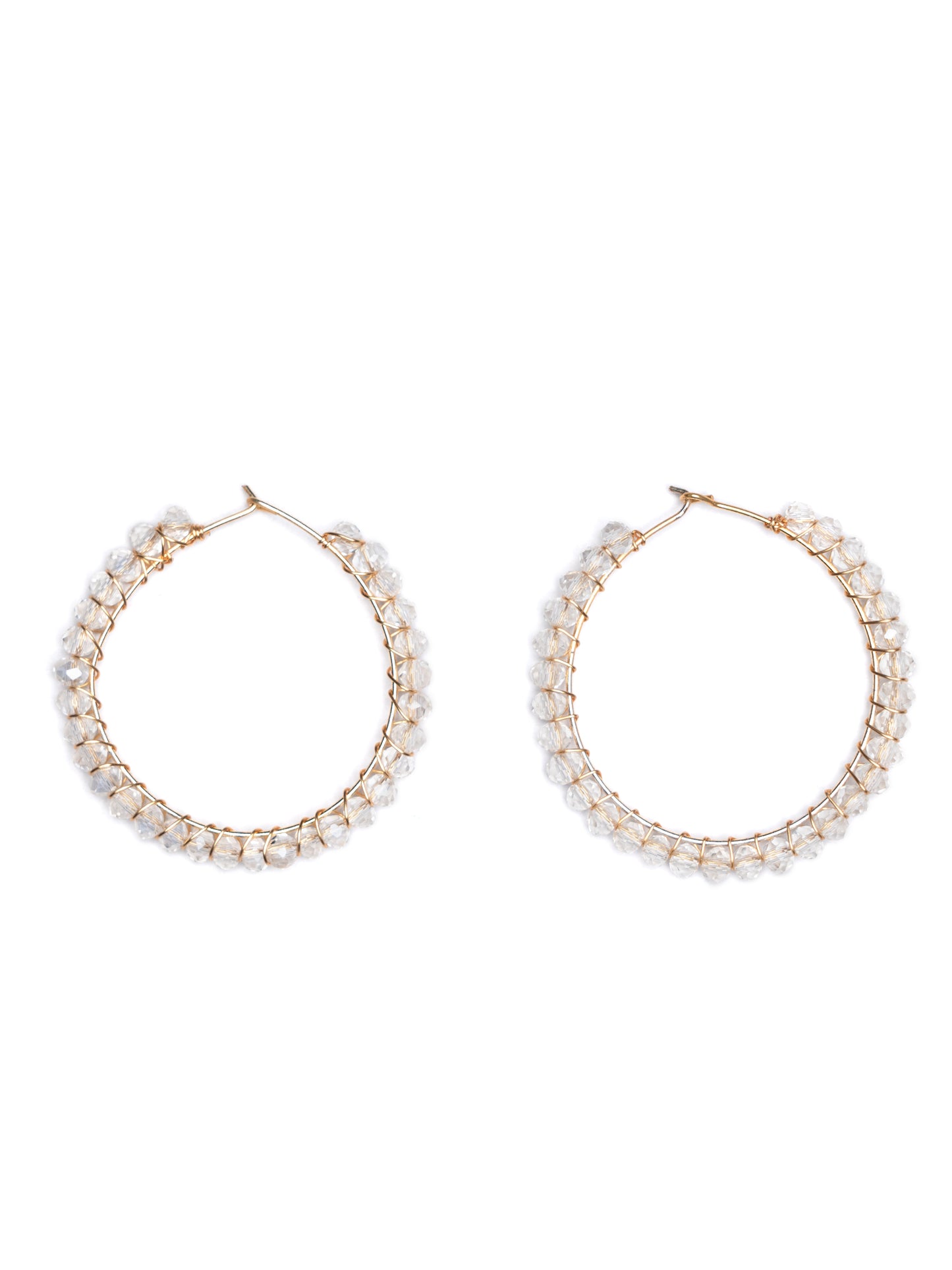 Micah Crystal Hoops
