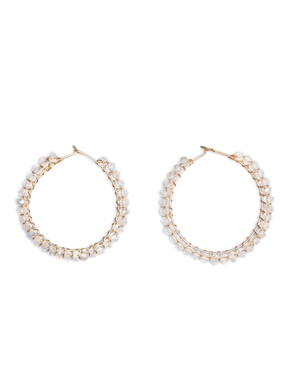 Micah Crystal Hoops