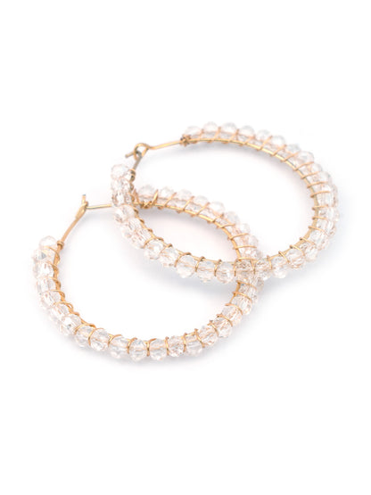 Micah Crystal Hoops