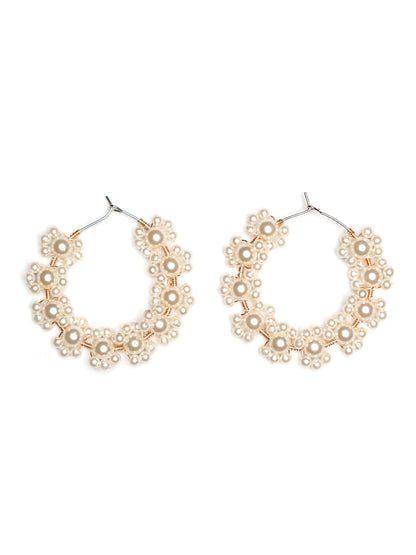 Willow Pearl Hoops