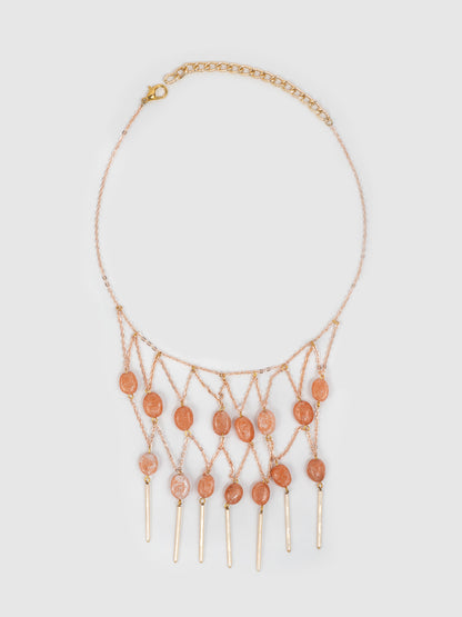 Sun-Kissed Coral Necklace