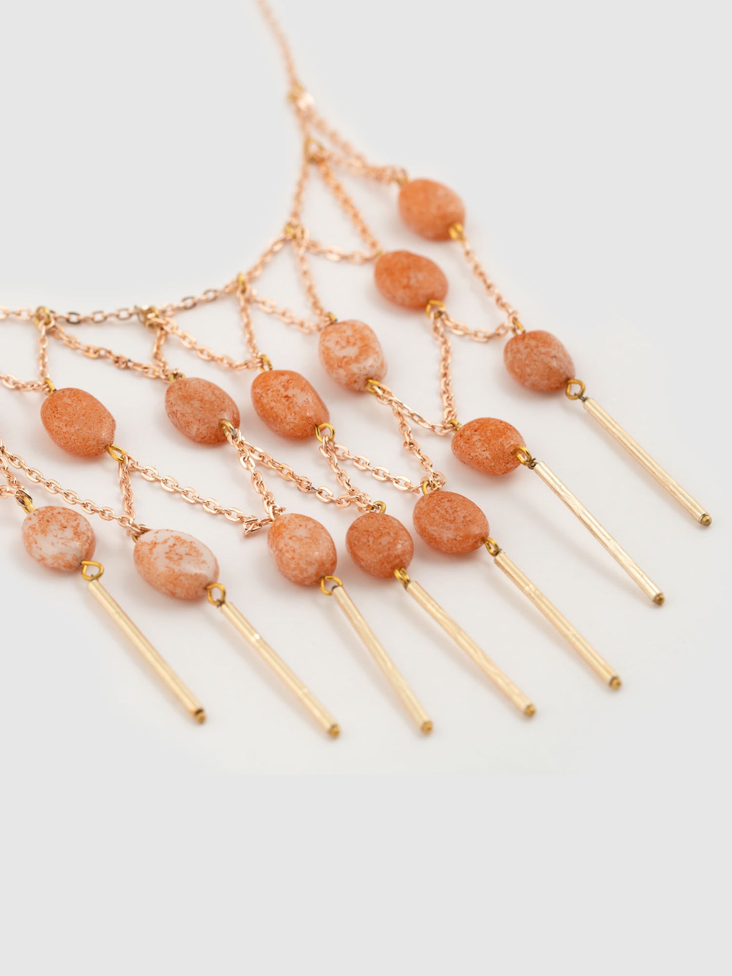 Sun-Kissed Coral Necklace