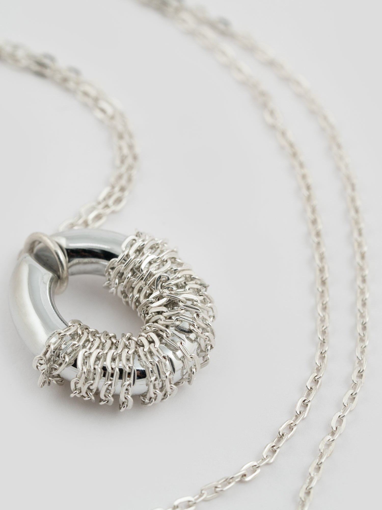 SILVER TRANQUALITY NECKLACE