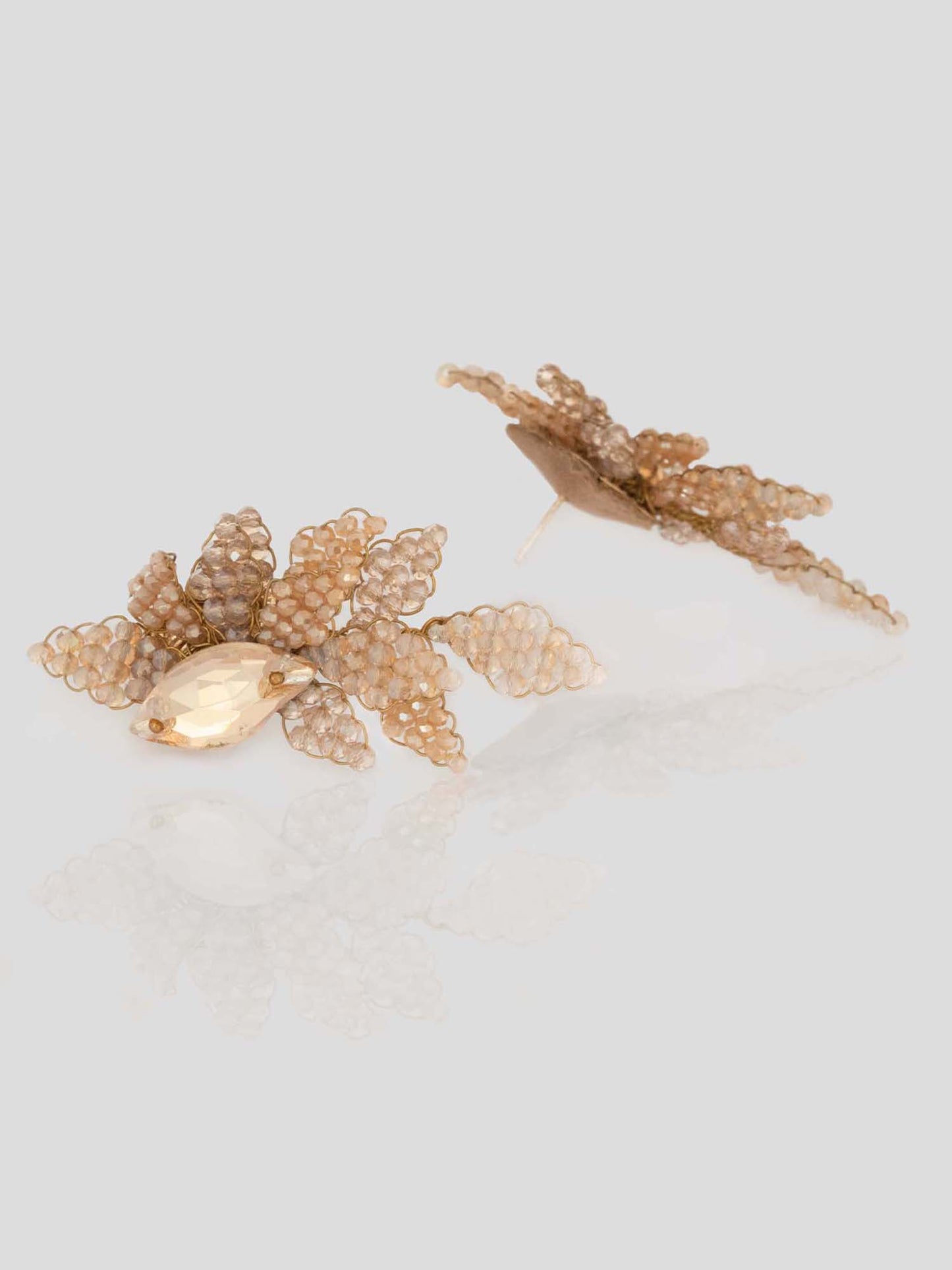 Lace Camellia Studs