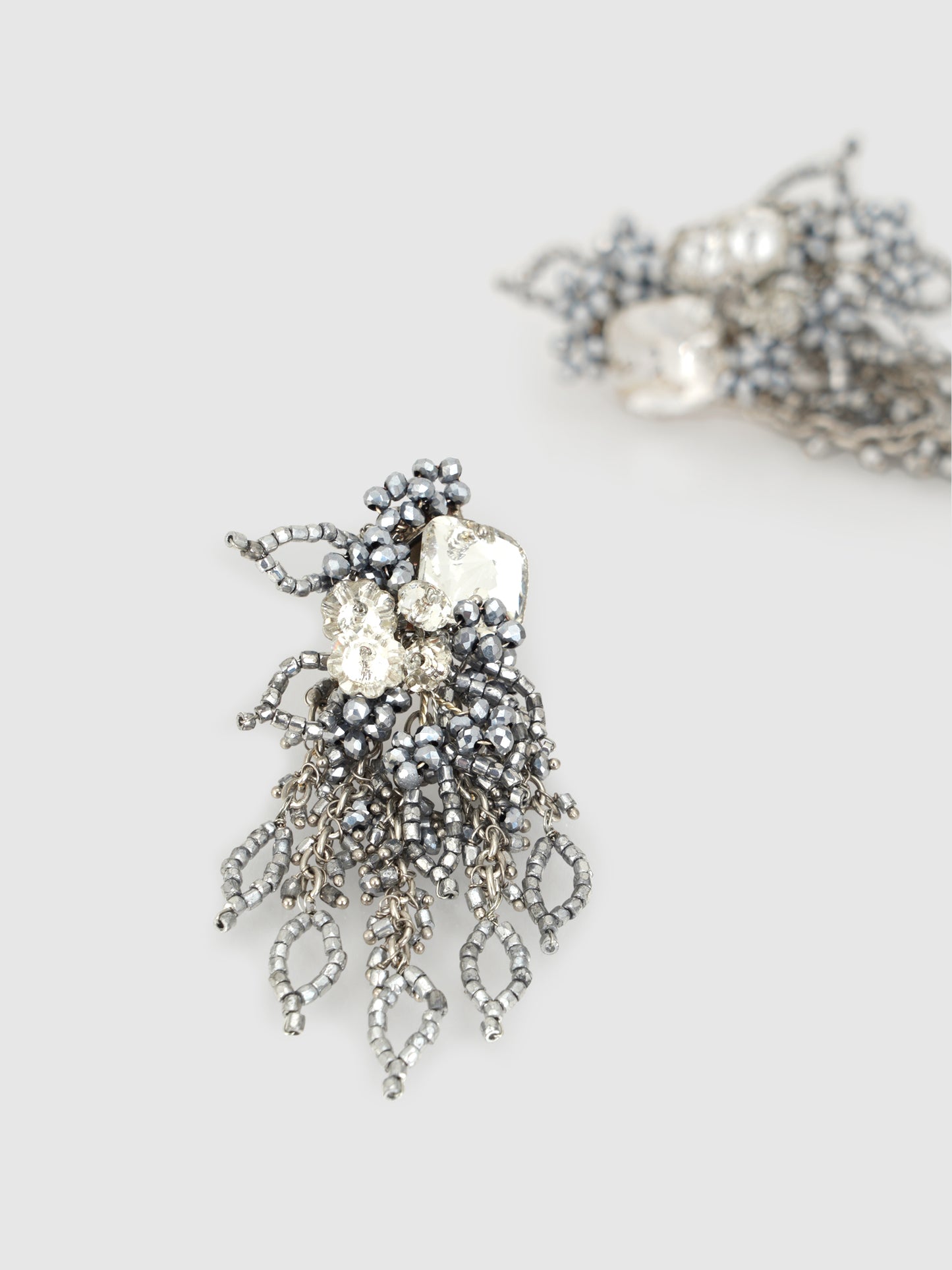 Tweedia Grey Earrings