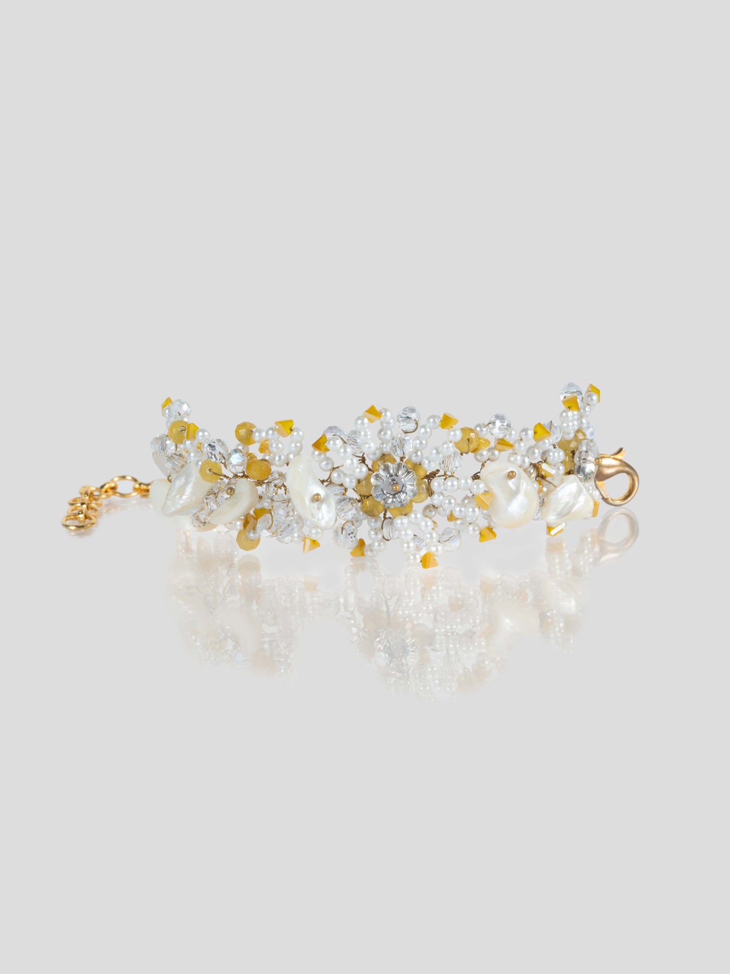 Yellow Charm Bracelet