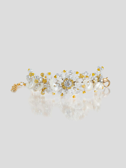 Yellow Charm Bracelet