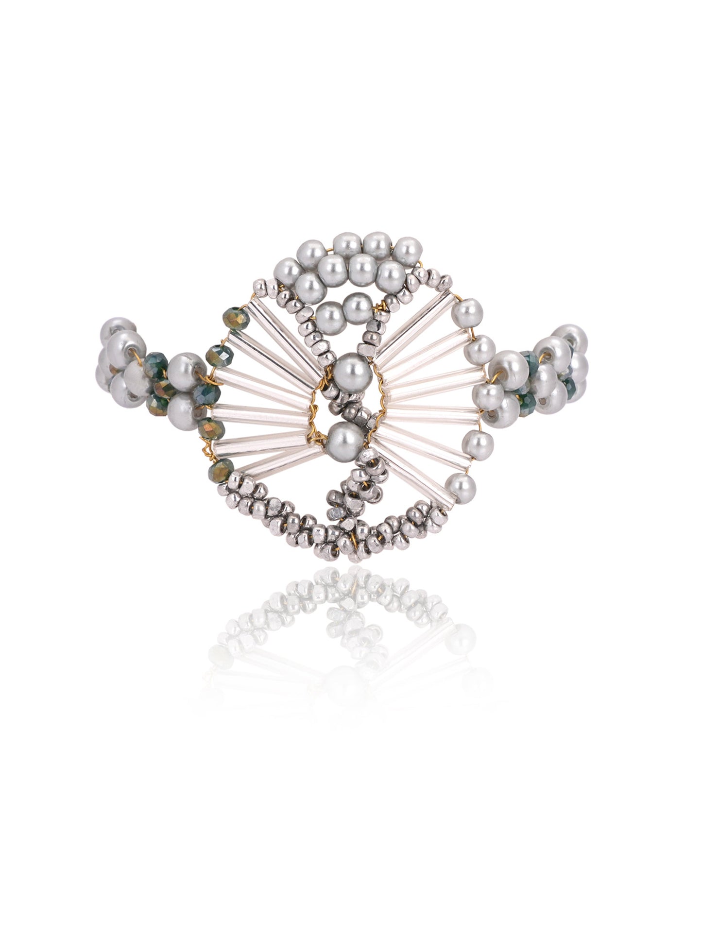 Wisteria Bracelet  Grey