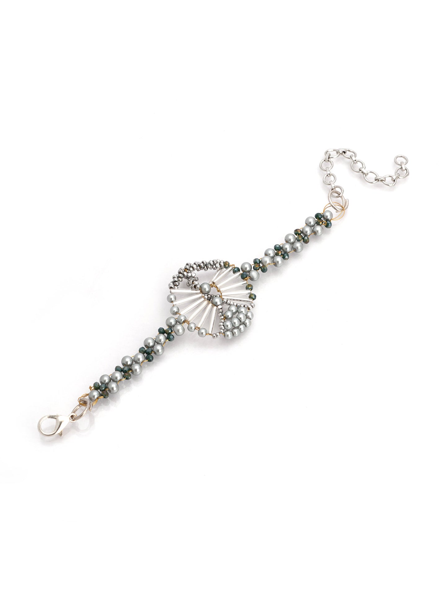 Wisteria Bracelet  Grey