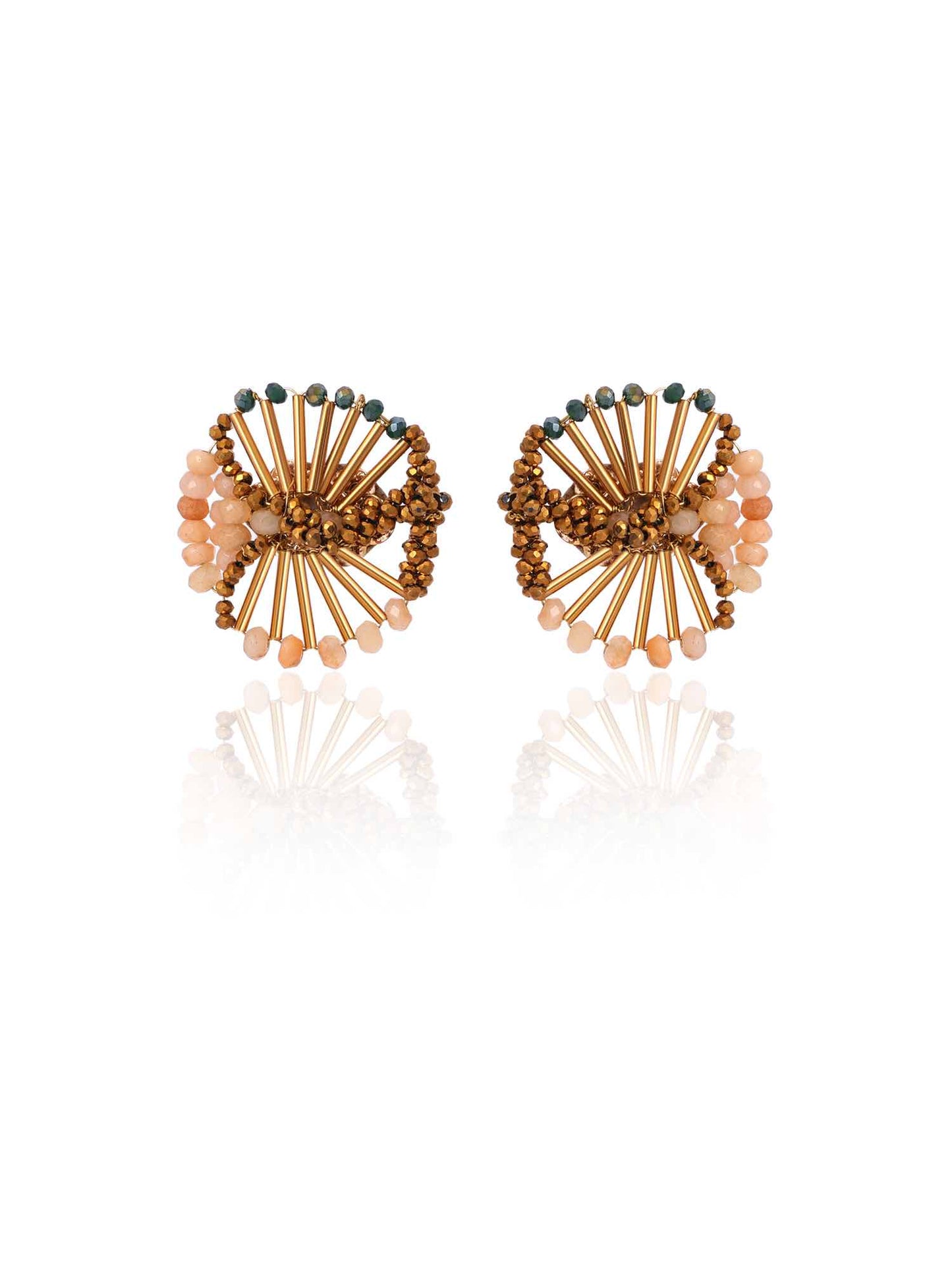 Wisteria Studs - Gold