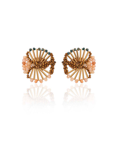 Wisteria Studs - Gold