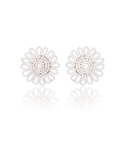 Latica White Studs