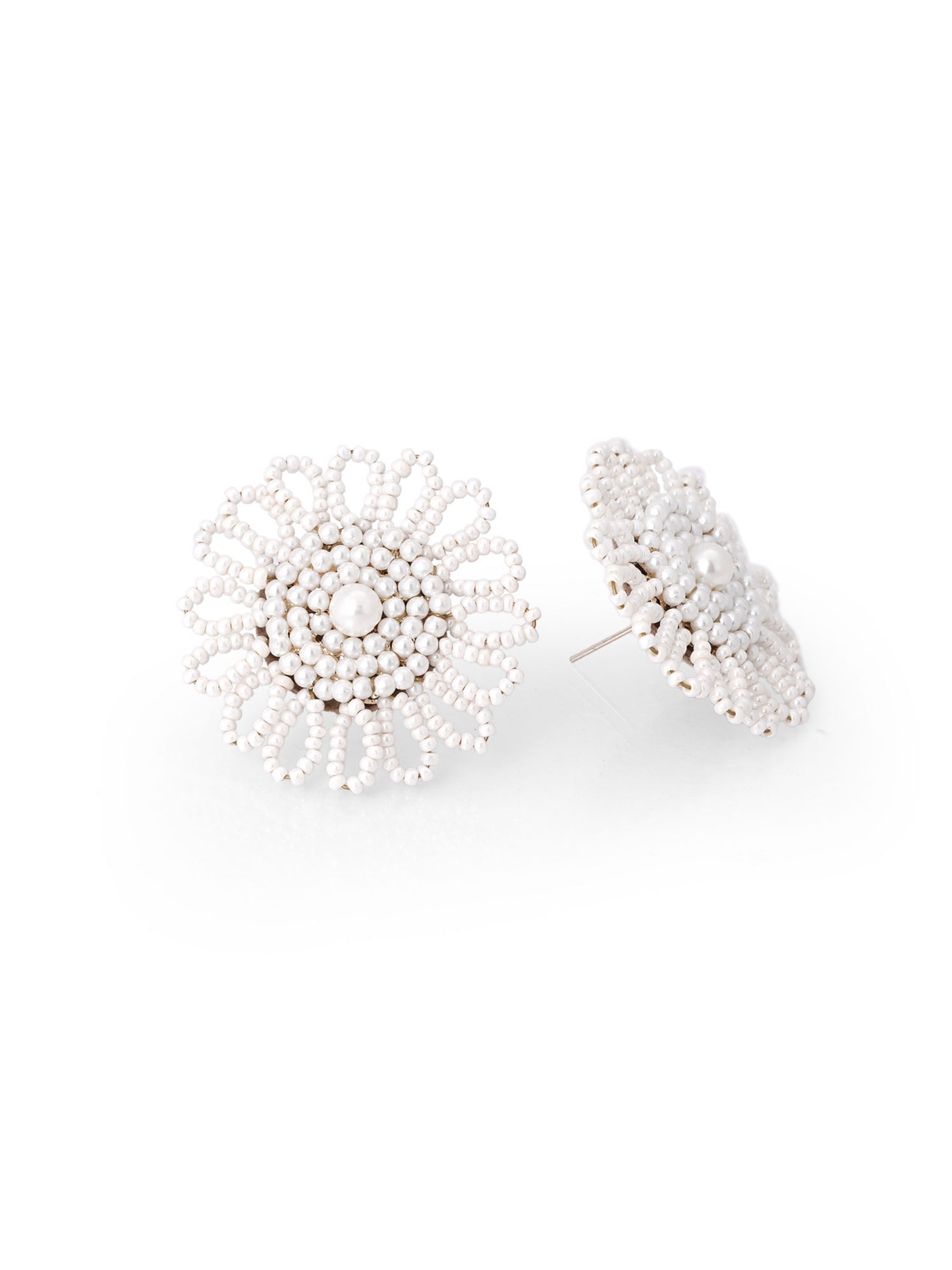Latica White Studs