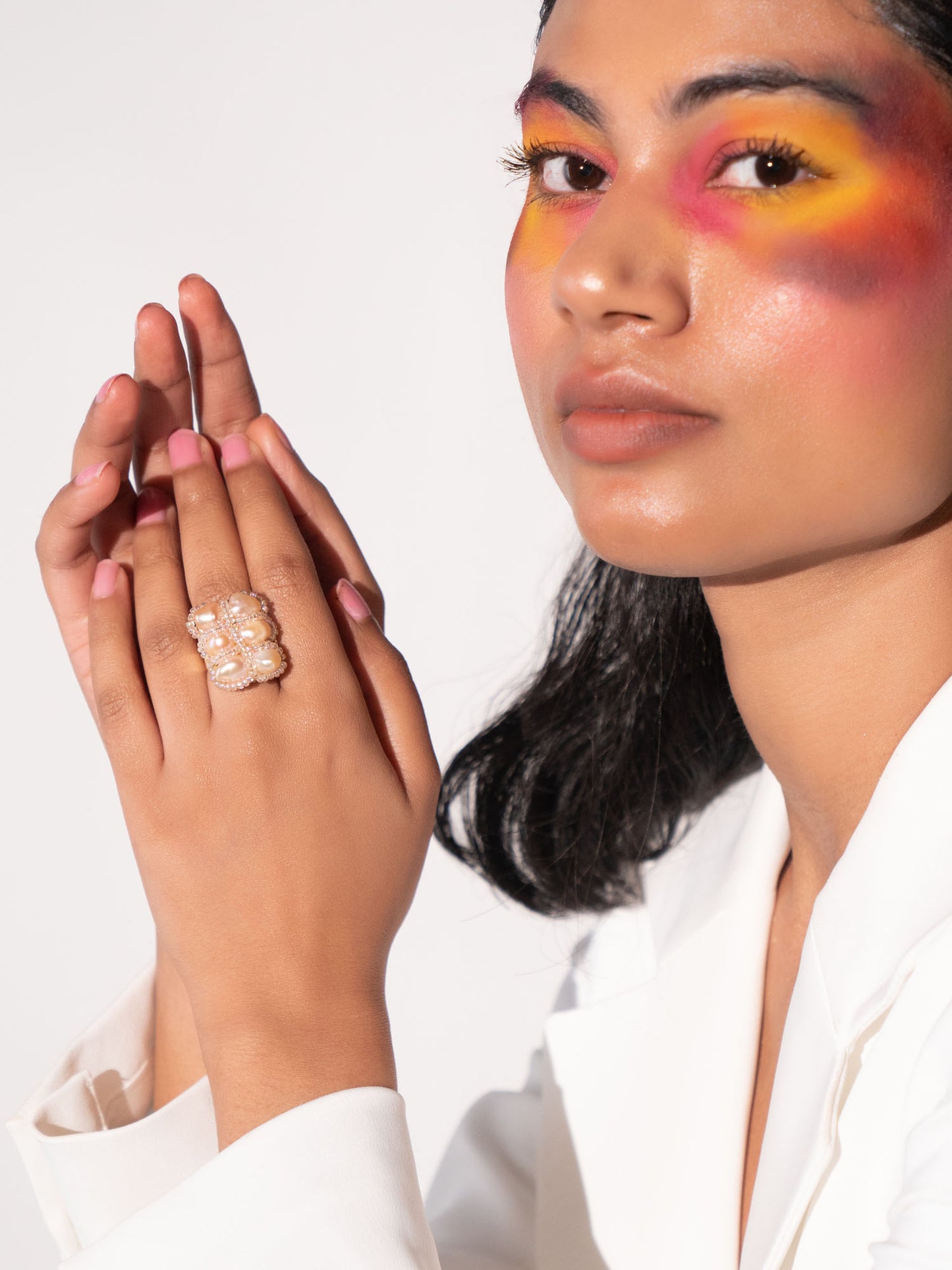 Gladiolus Bloom Finger Ring