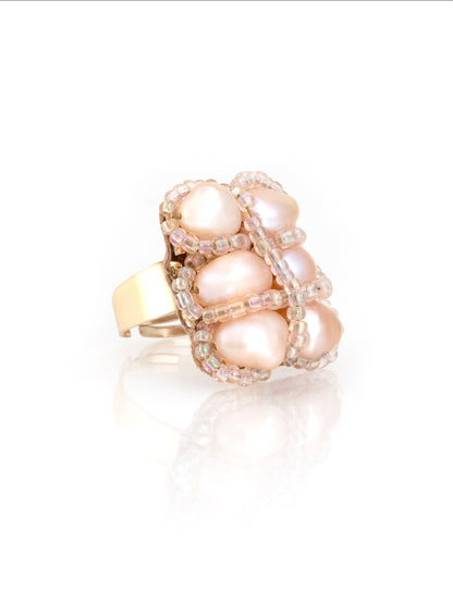 Gladiolus Bloom Finger Ring