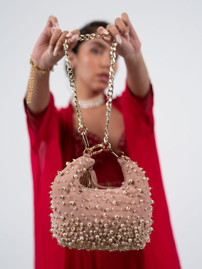 Rhapsody Peach Pearl Bag