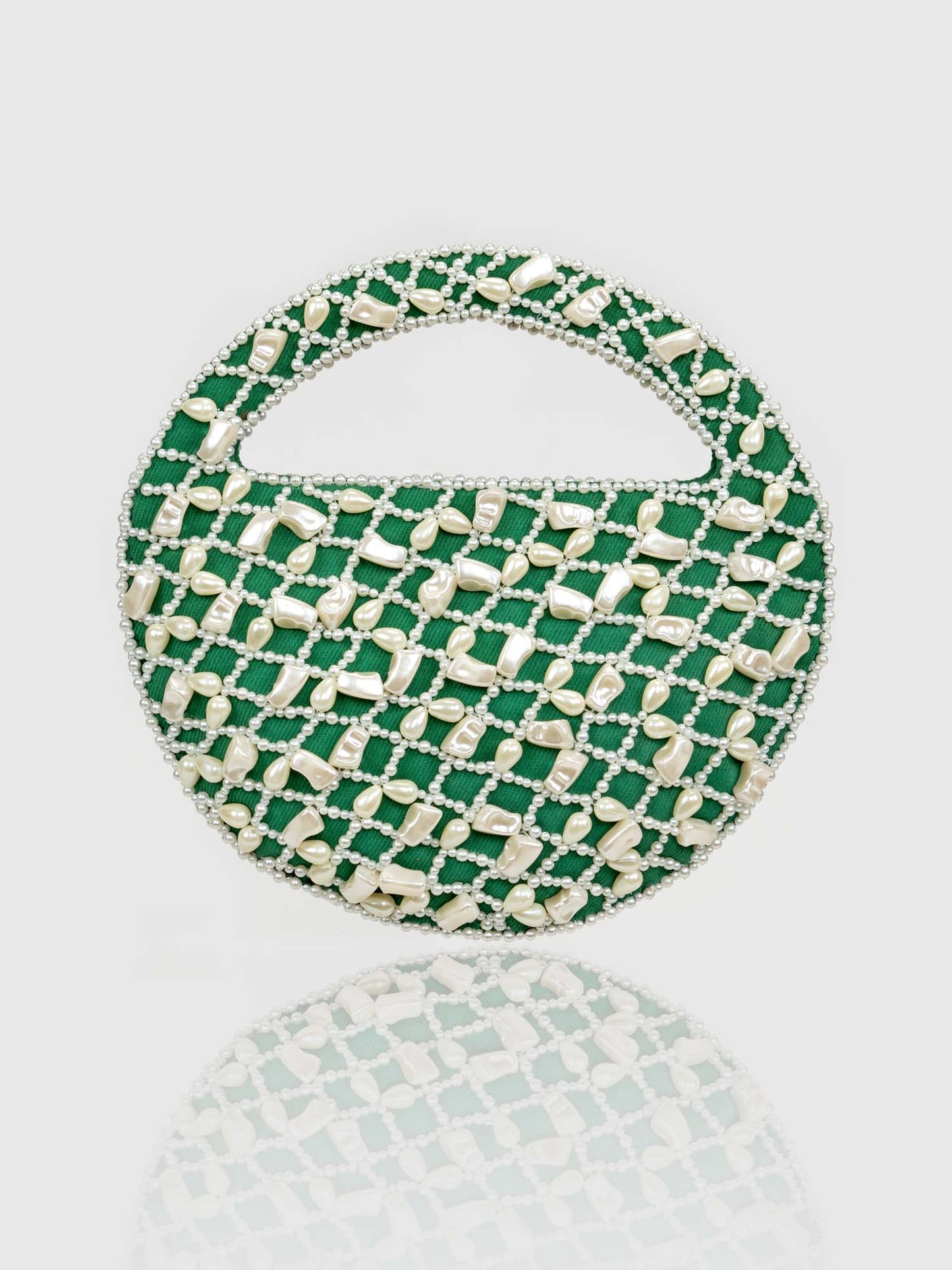 Green Pearl Moon Bag