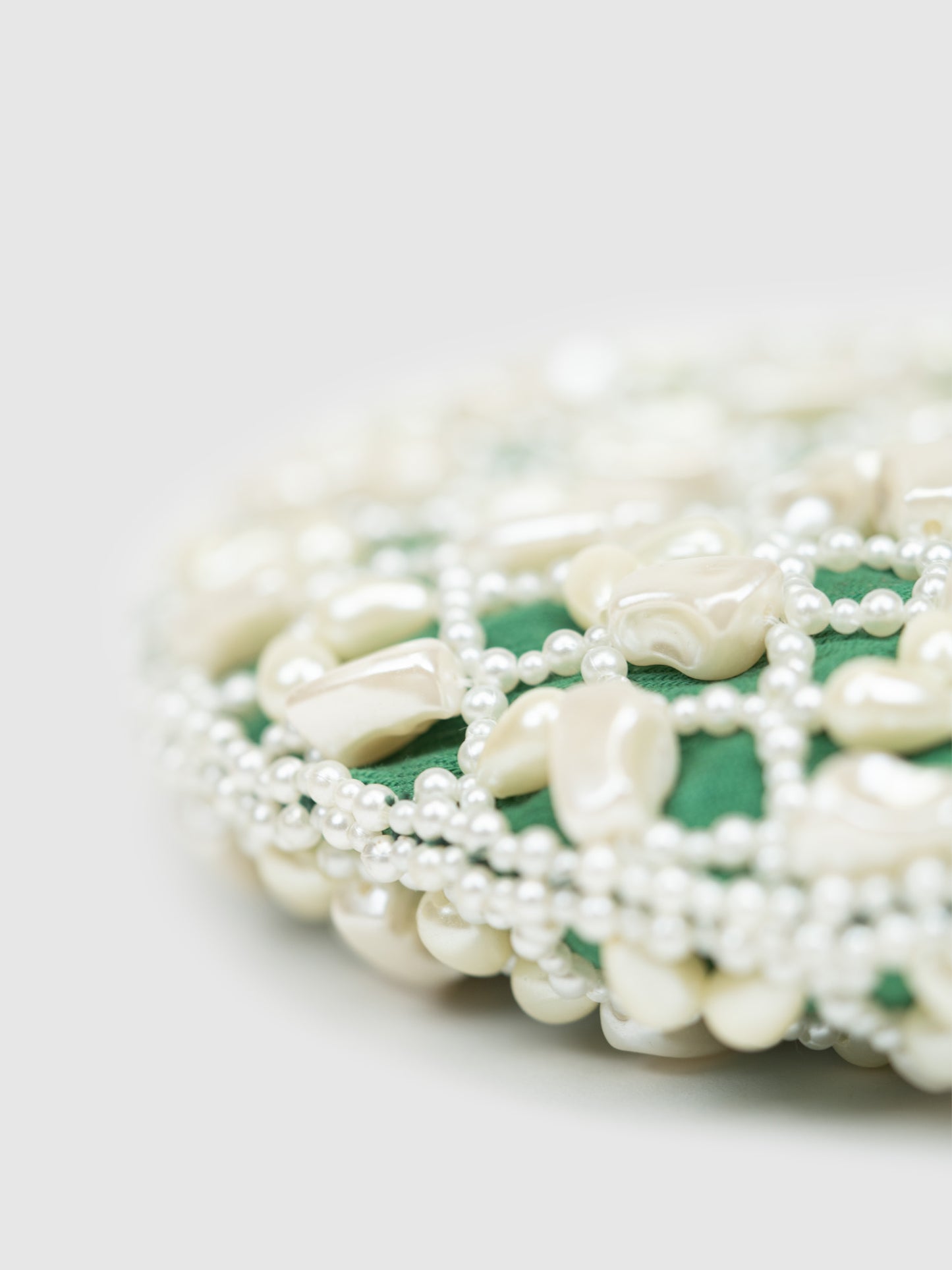 Green Pearl Moon Bag