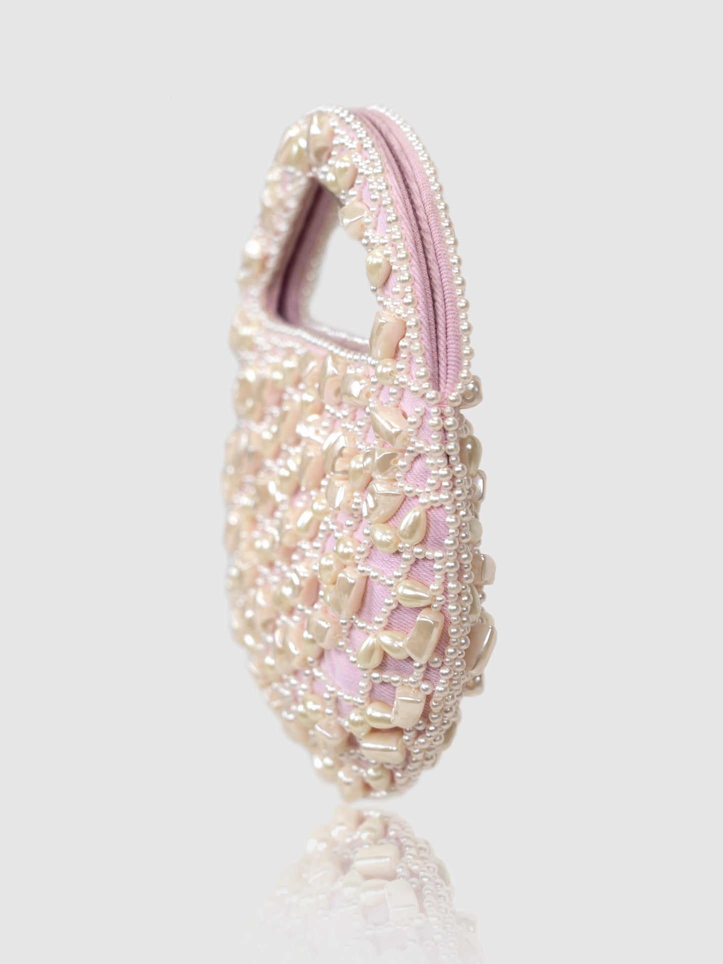 Pink Pearl Moon Bag