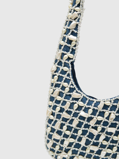 Bougette Denim Hobo - Blue