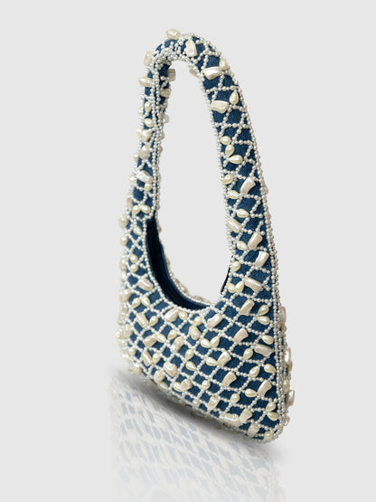 Bougette Denim Hobo - Blue