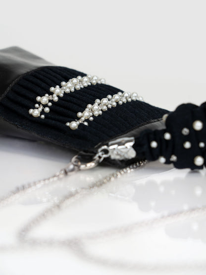 Pearl Mobile Bag - Black