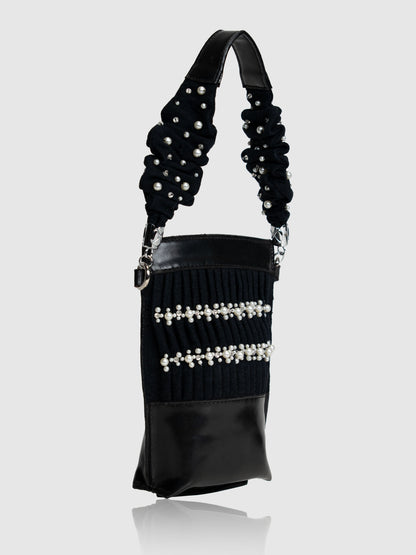 Pearl Mobile Bag - Black