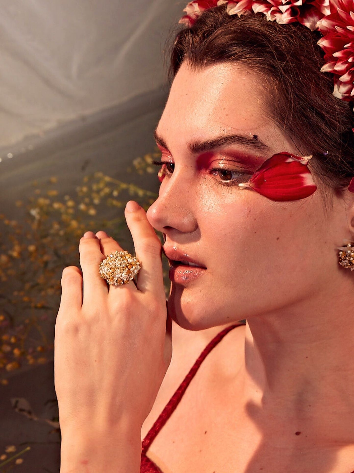 MAREENA YELLOW RING - House of Doro