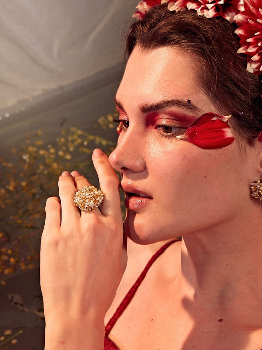 MAREENA YELLOW RING - House of Doro