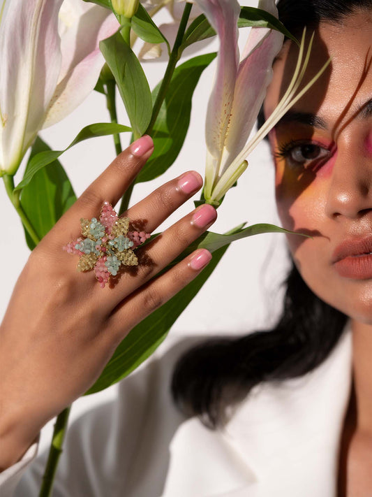 Whimsical Palette Finger Ring