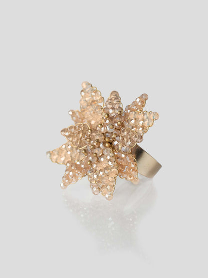 Paeonia Finger Ring