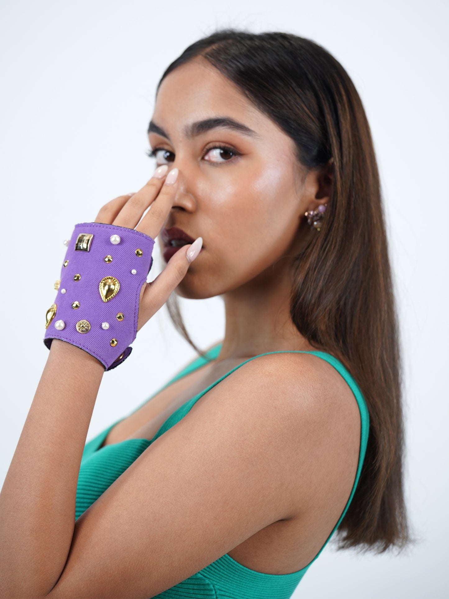 Lilac Lustre Gloves