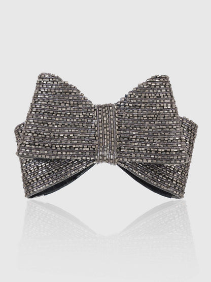 Grandiose Hair Bow - Black