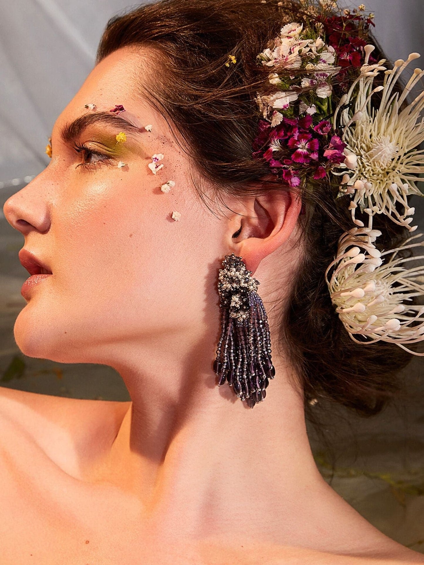 ANAKIA PURPLE DANGLINGS - House of Doro