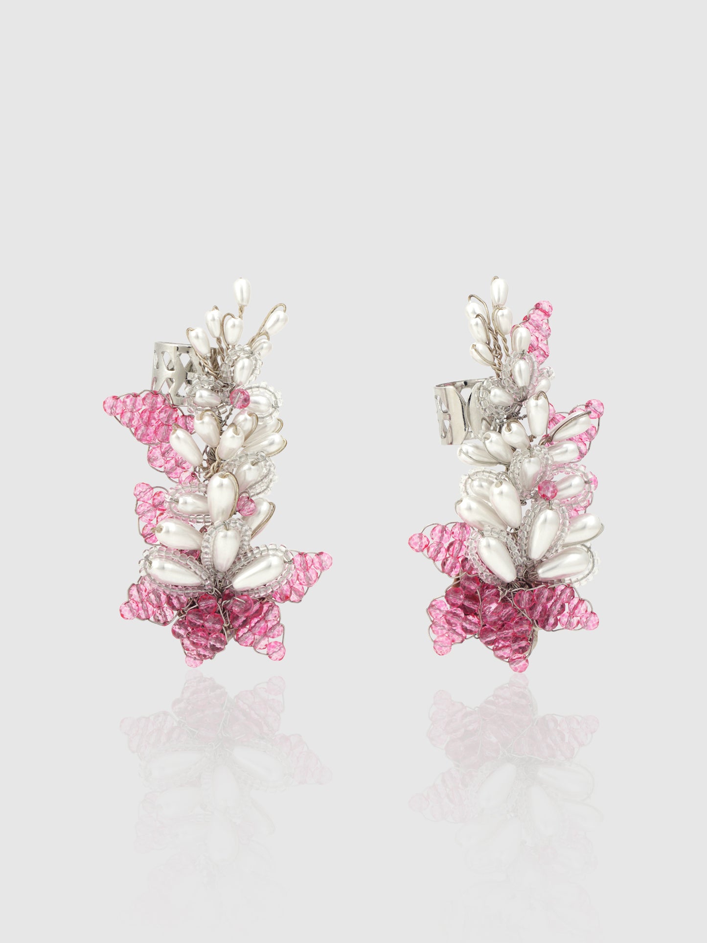 Pink Astilbe Earrings