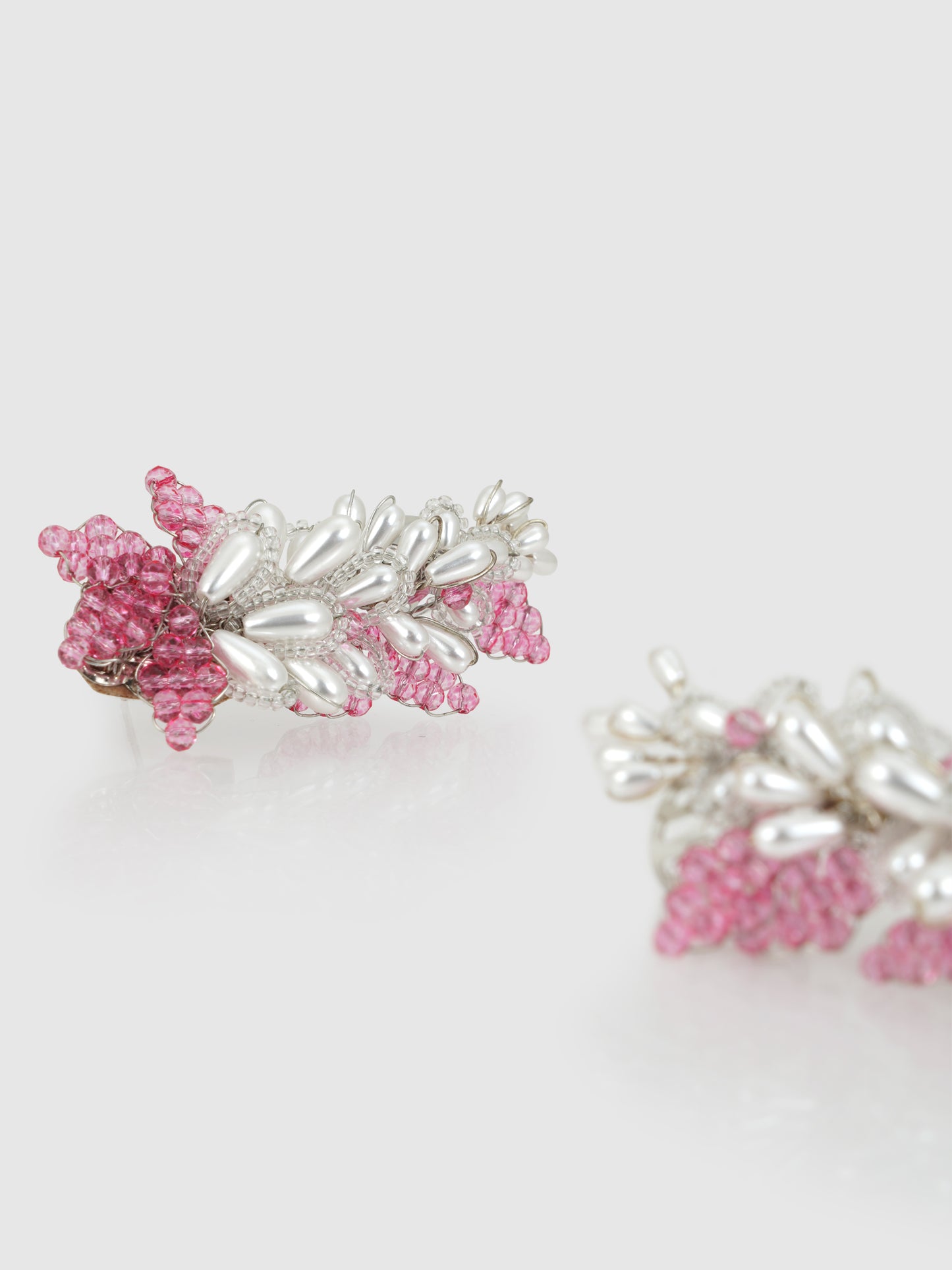 Pink Astilbe Earrings