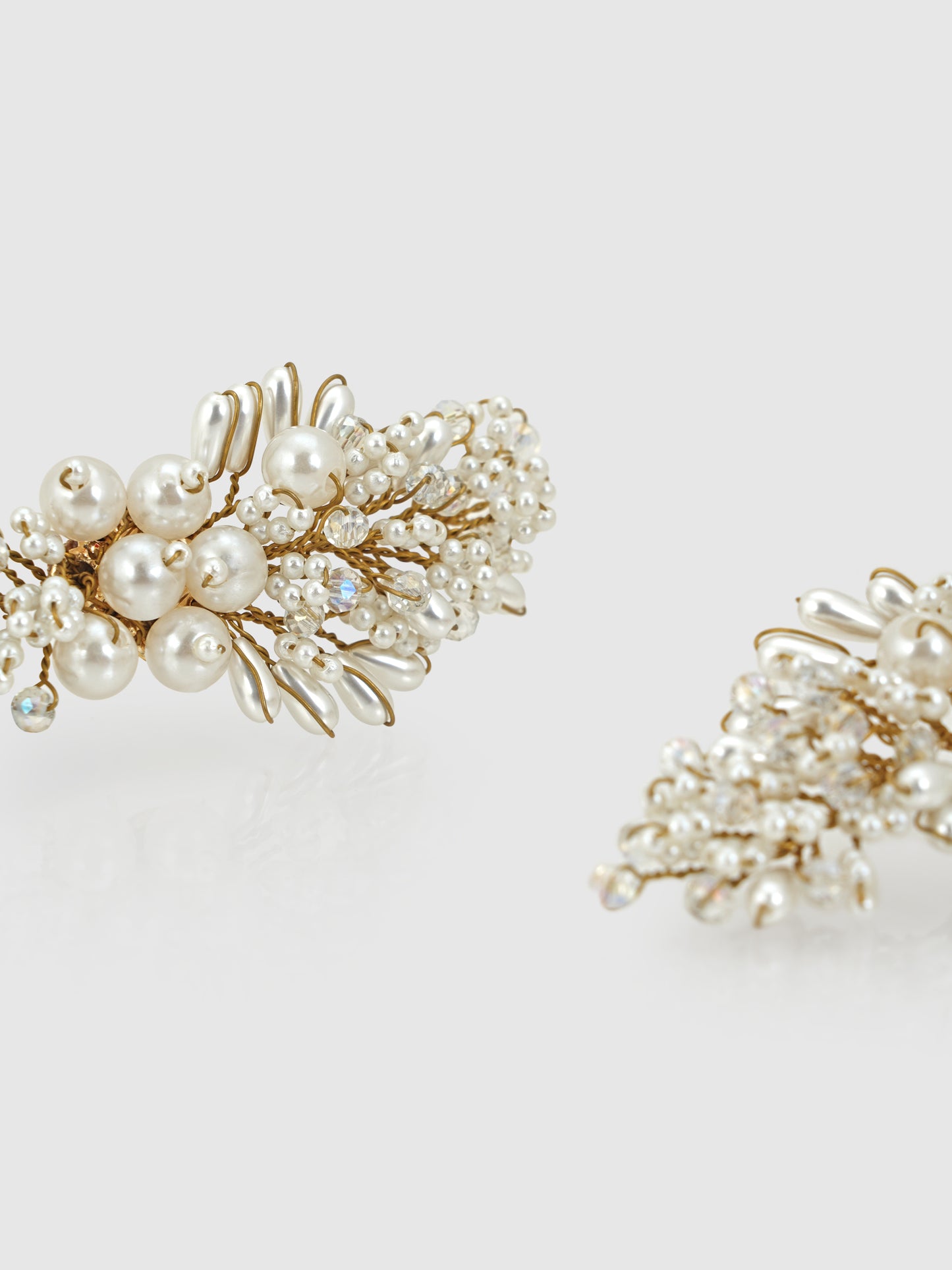 Echinacea White Earrings