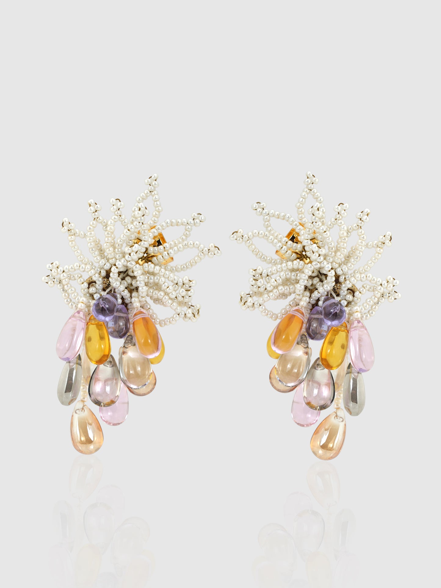Prismatic Petal Earrings