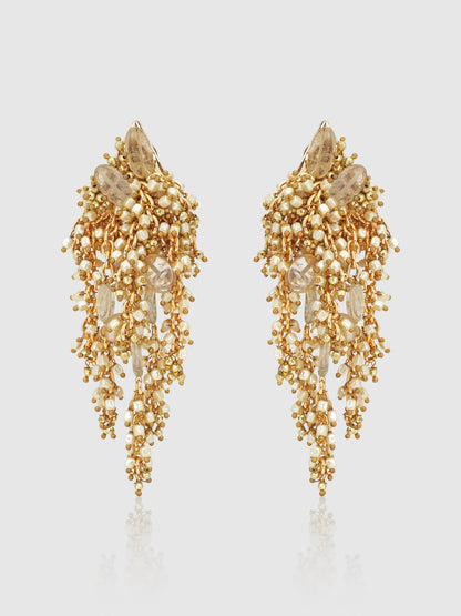 Beige Gossamer Earrings